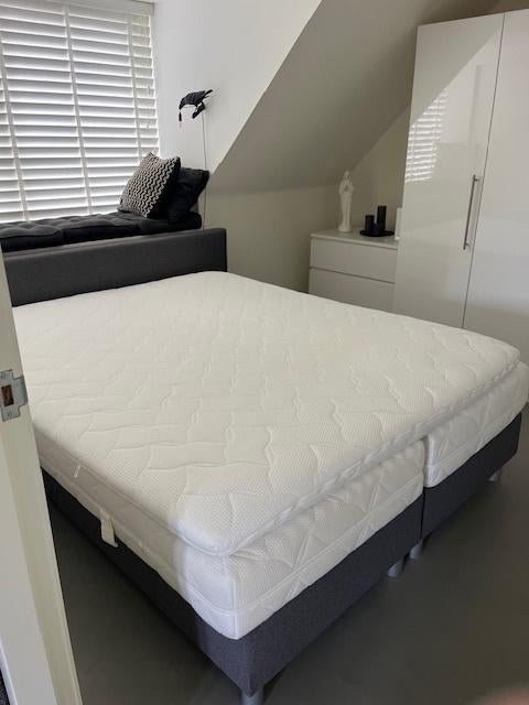 Swiss Sense Boxspring 200 x 160, Huis en Inrichting, Slaapkamer | Boxsprings, Ophalen, 210 cm, Tweepersoons, Zo goed als nieuw