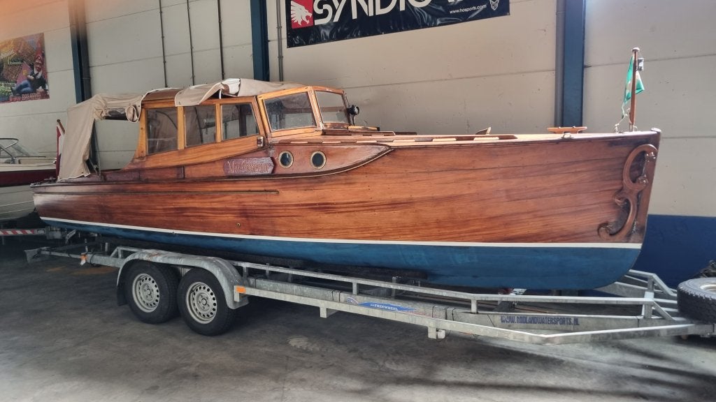 Peterson Klassieke salonboot nu van 19.950 voor € 9.999,-, Benzine, Overige merken, 70 cm, Gebruikt