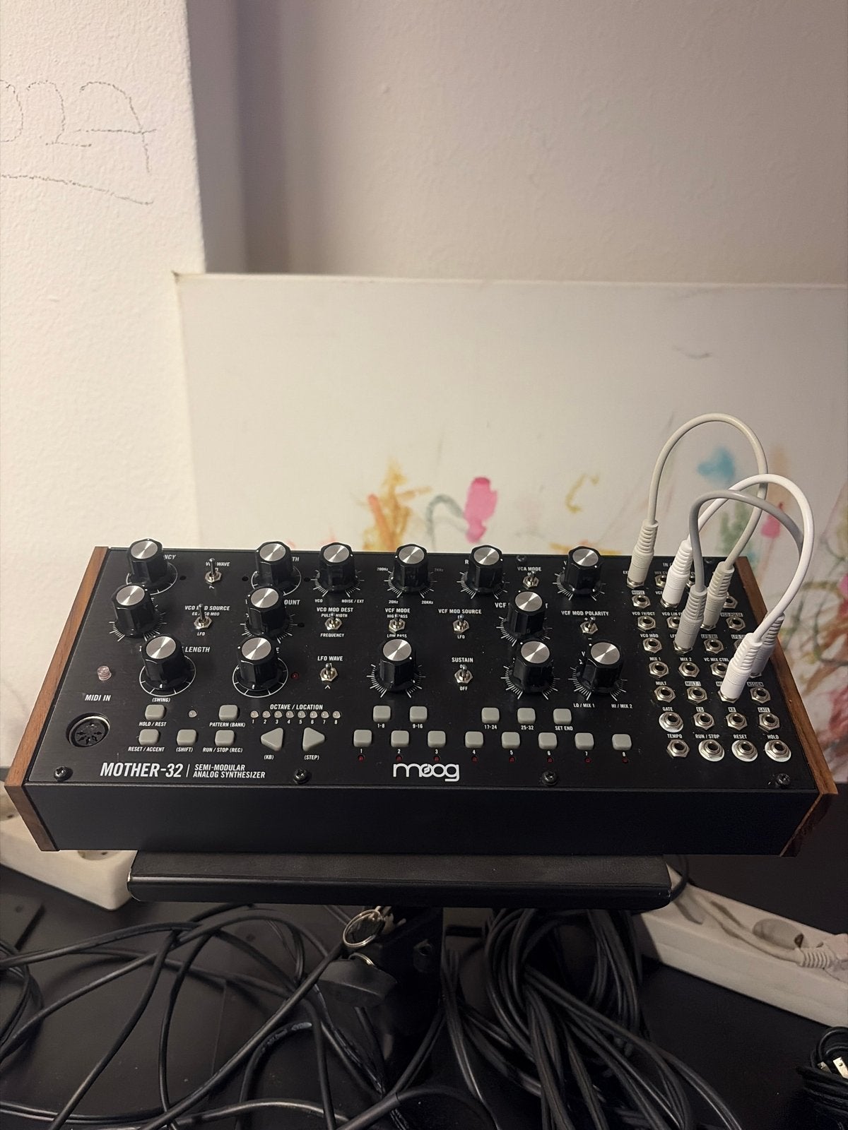 Moog Mother-32 Semi-Modulaire Analoge Synthesizer, Ophalen of Verzenden, Zo goed als nieuw, Overige aantallen, Met midi-aansluiting