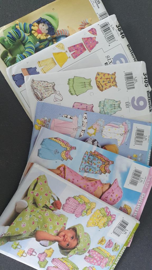 6 naaipatronen baby, Ophalen of Verzenden, Nieuw, Knoop of Knopen