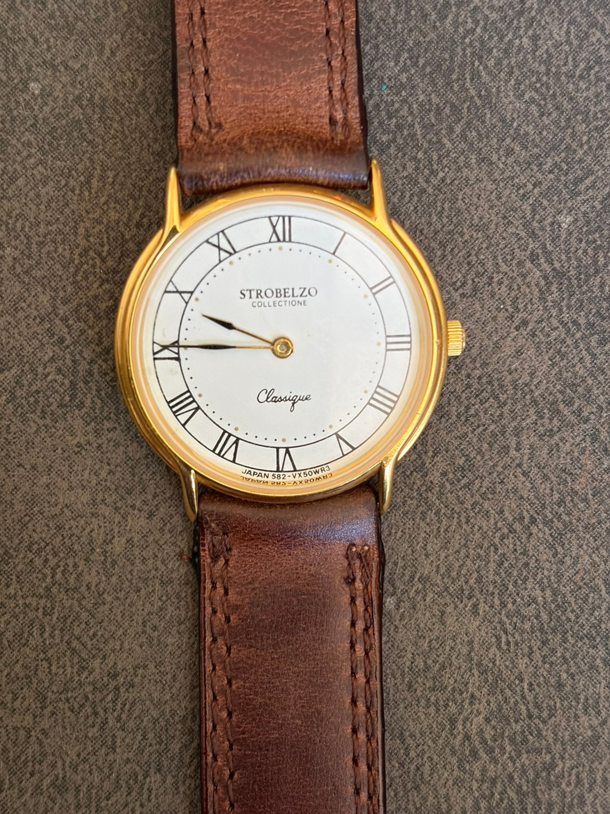 3x Vintage Horloges - Orient Japan + Strobelzo + Junghans, Overige merken, Polshorloge, Ophalen of Verzenden, Leer