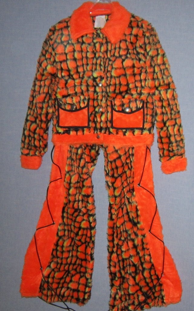 Oranje Krokodillenpak - Broek en Jasje Maat 38 model 1097, Maat 38/40 (M), Carnaval, Nieuw, Ophalen of Verzenden
