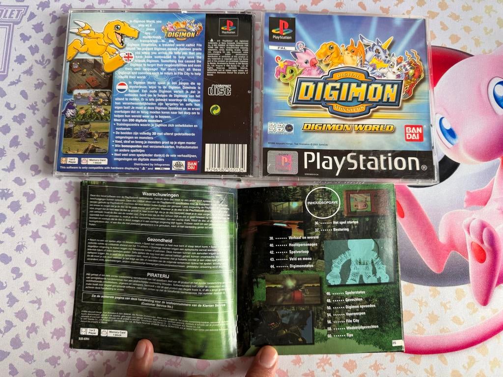 Digimon World (PlayStation 1) CIB - Perfecte staat, 1 speler, Ophalen of Verzenden, Zo goed als nieuw, Role Playing Game (Rpg)