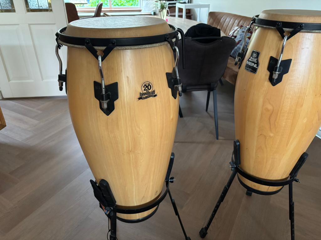 Conga’s Meinl 20 jarig jubileum, Muziek en Instrumenten, Percussie, Ophalen, Zo goed als nieuw, Trommel