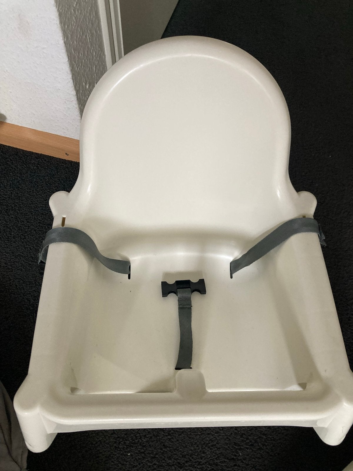 IKEA Antilop kinderstoel met gordel en 2 hoezen, Ophalen, Zo goed als nieuw, Overige typen, Afneembaar eetblad