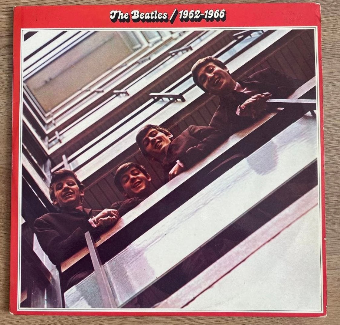 dubbel lp: The Beatles - 1962-1966, Cd's en Dvd's, Vinyl | Pop, Ophalen of Verzenden, Gebruikt, LP