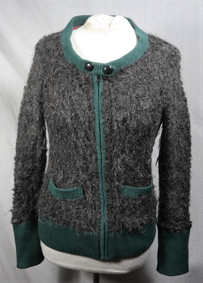 Mooi grijs-groen vest.19% alpaca.19% mohair.Mt M.No-Lita, Kleding | Dames, Maat 38/40 (M), ., Ophalen of Verzenden, Zo goed als nieuw