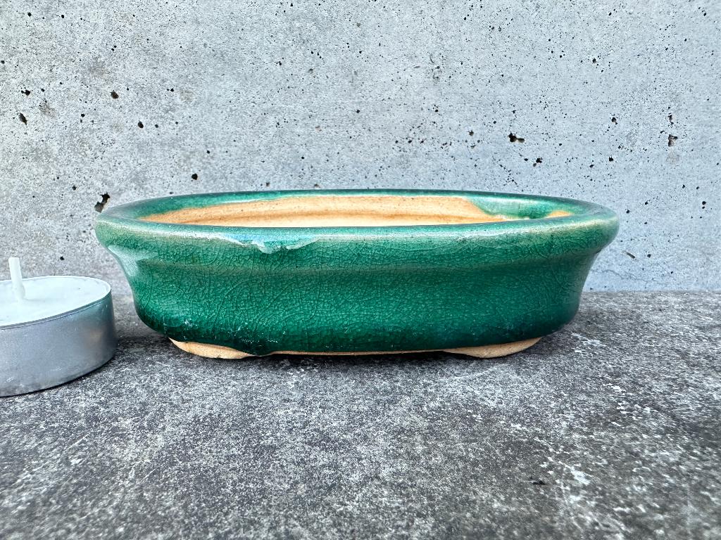 Bonsai schaal pot 13x8x3cm *****, Ophalen of Verzenden, Zo goed als nieuw, Overige vormen, Aardewerk
