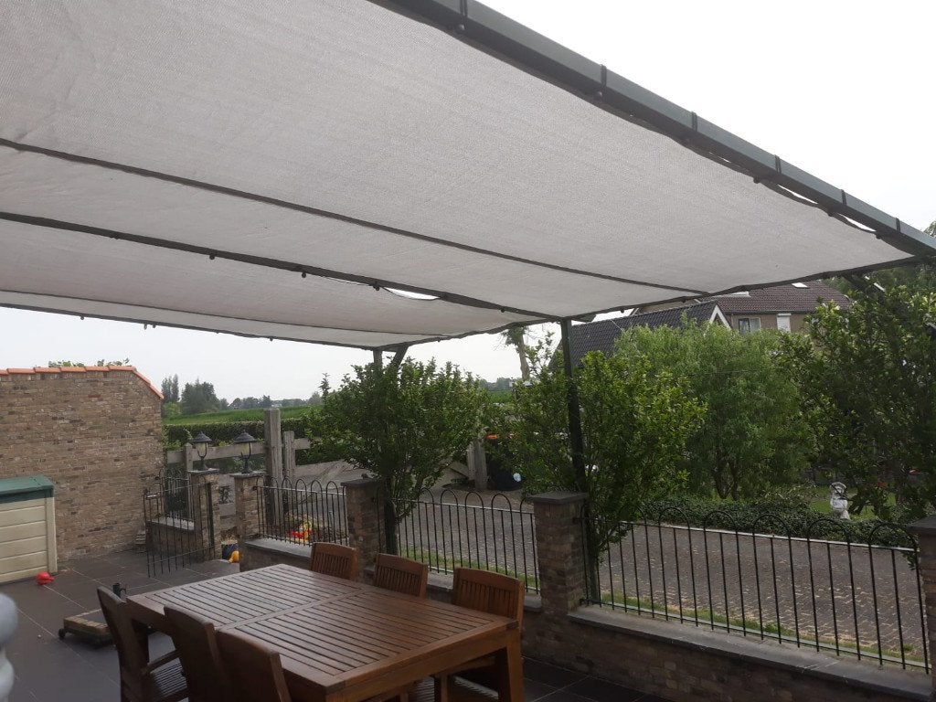 Schaduwdoek  zonnewering ... op maat geleverd !, Overige typen, Nieuw, Ophalen of Verzenden, 250 cm tot 450 cm
