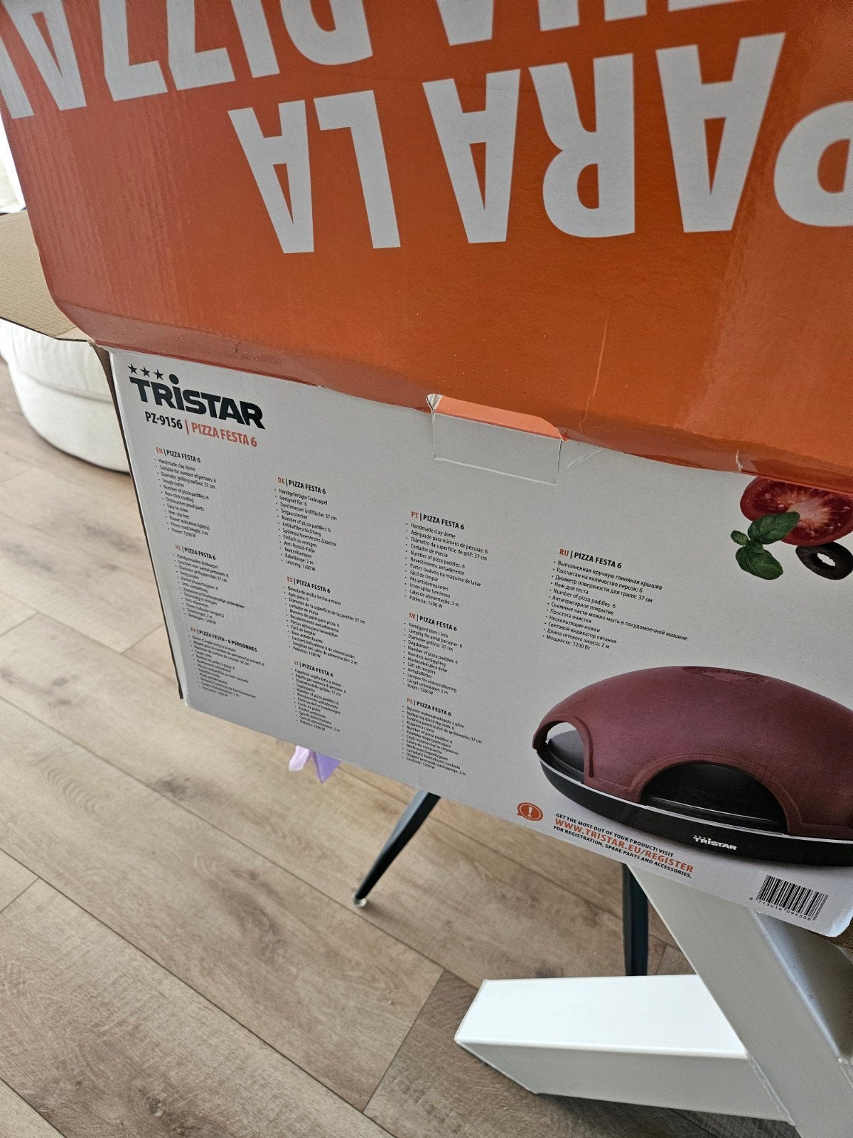 pizzarette, Ophalen, Zo goed als nieuw, 4 t/m 7 personen