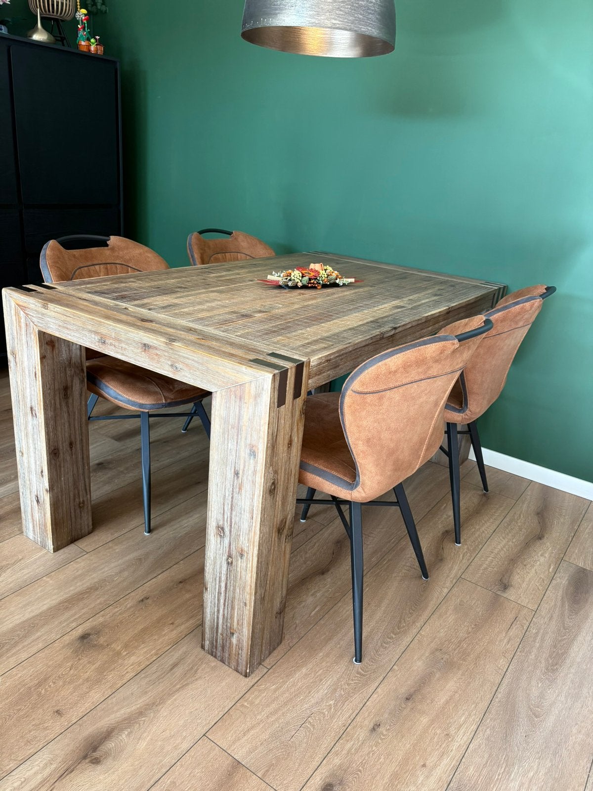 Bassano eetkamer tafel, Ophalen, Gebruikt, 50 tot 100 cm, 150 tot 200 cm