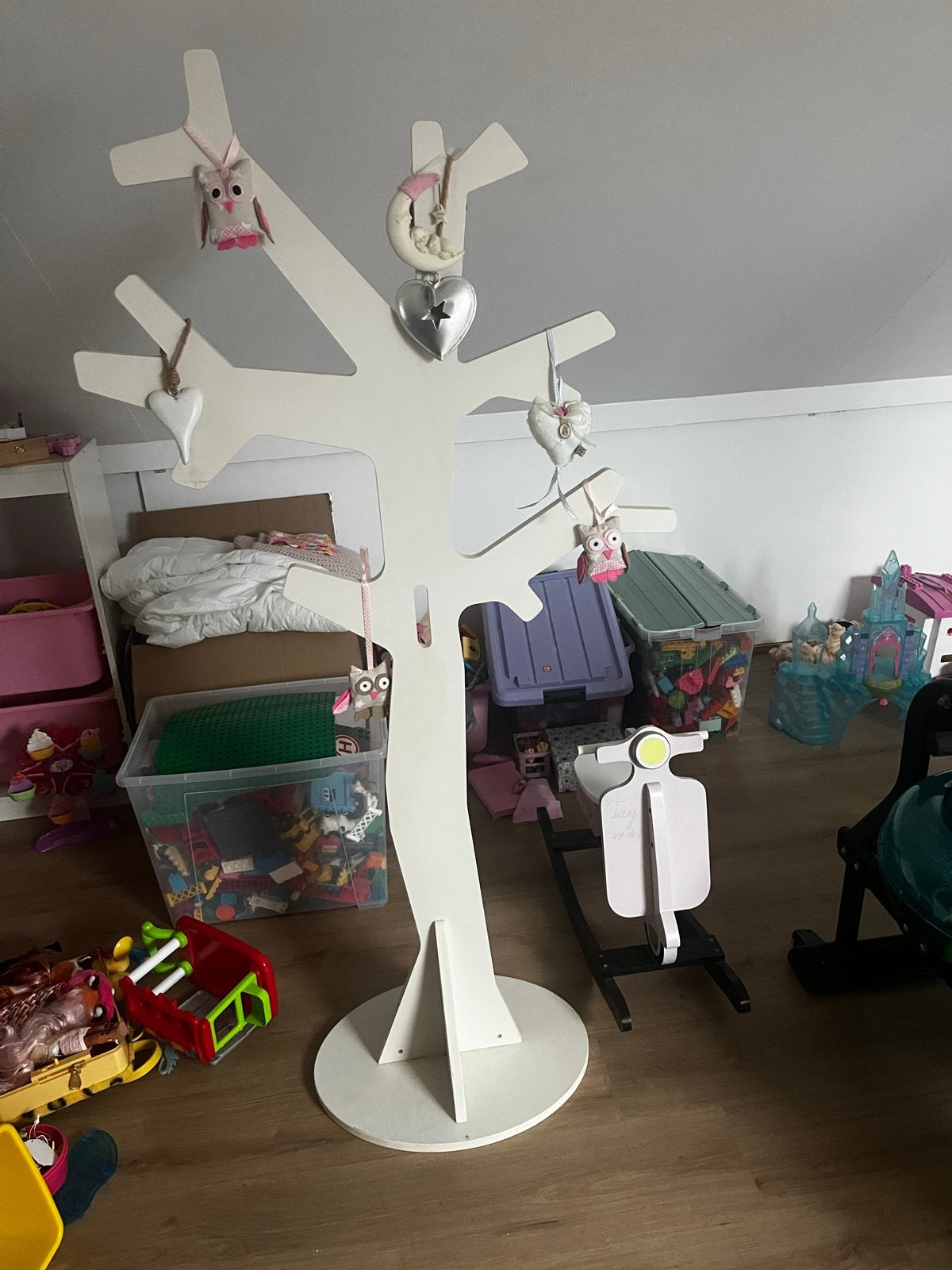 MDF Boom - Decoratieve Kapstok of Sieradenhouder, Wit, Ophalen, Gebruikt, Overige typen