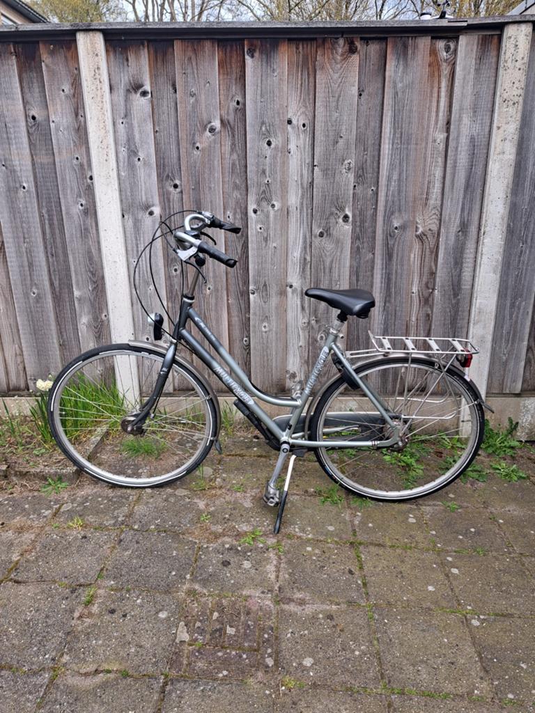 Damesfiets Multicycle Tour 700 28"/53cm/7ver, Fietsen en Brommers, Fietsen | Dames | Damesfietsen, Gebruikt, Overige merken, (Extra) lage instap