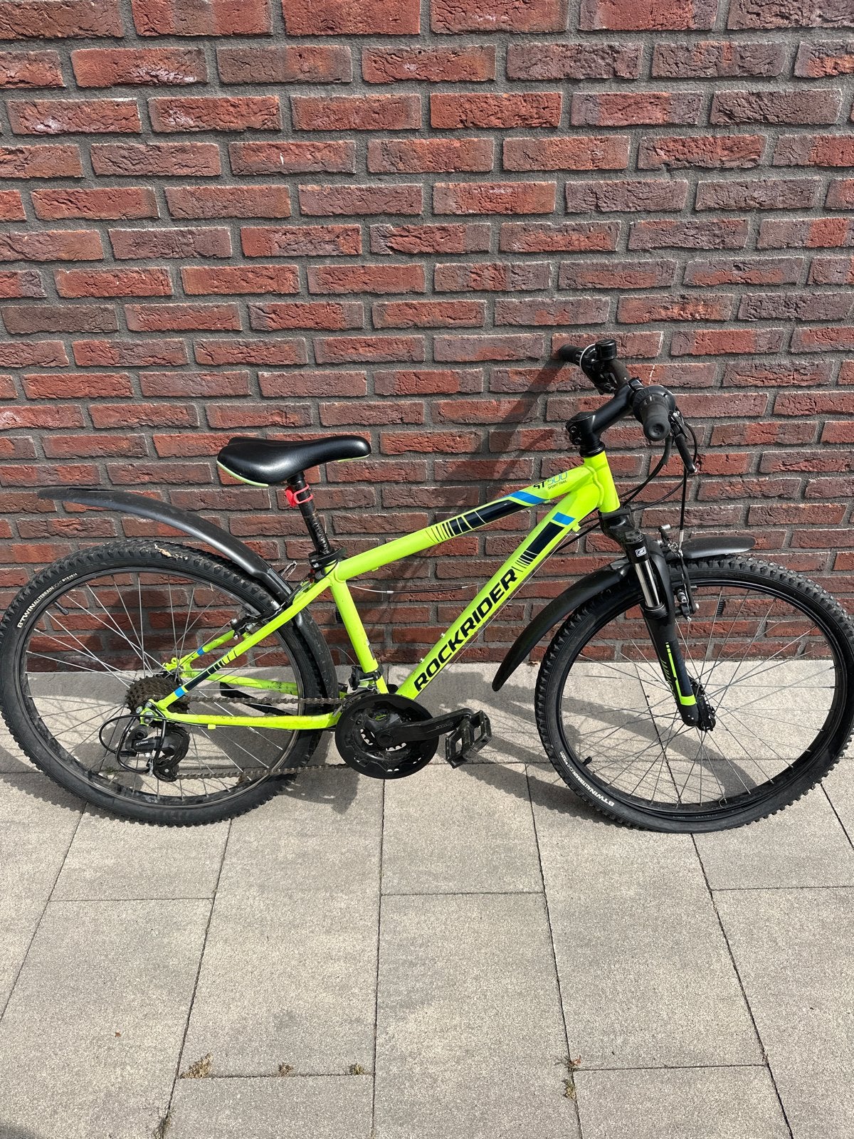 Rockrider ST100 Mountainbike 24 inch - Zo goed als nieuw, Staal, Velgrem, Ophalen of Verzenden, Zo goed als nieuw