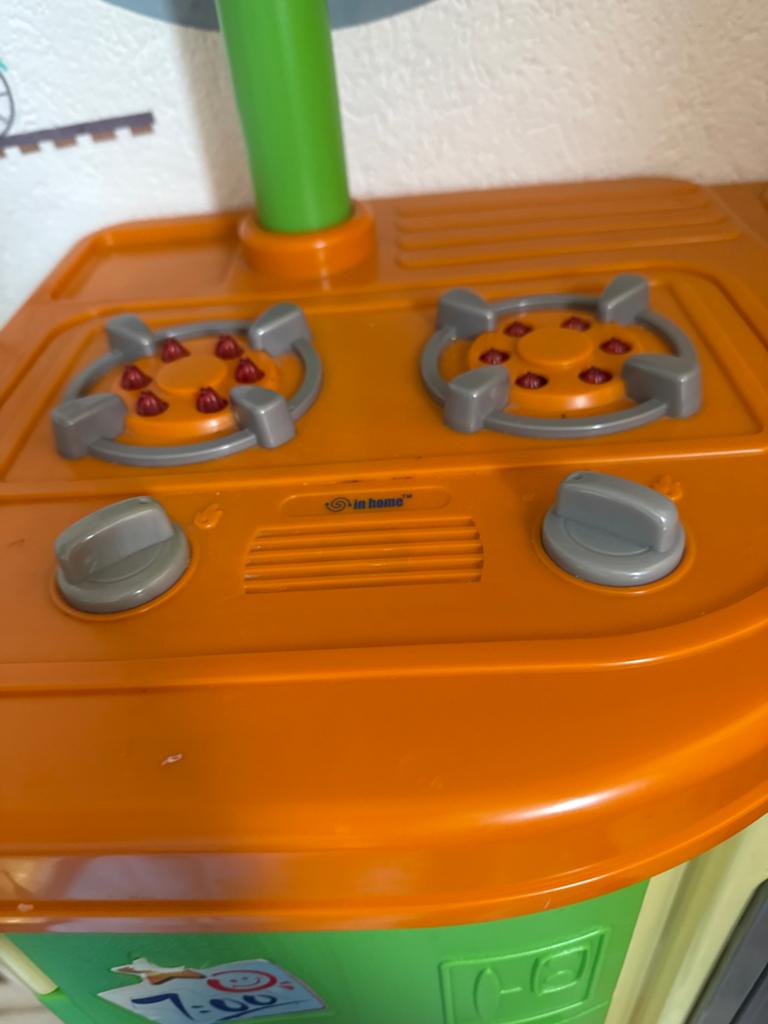 Leuke speelkeuken met oven en koelkast, Ophalen of Verzenden, Gebruikt, Kunststof, Speelkeuken