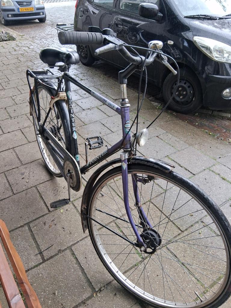 Herenfiets voor student, framemaat 57/28.3vers. 45.00 vast., Fietsen en Brommers, Fietsen | Heren | Herenfietsen, Gebruikt, Versnellingen