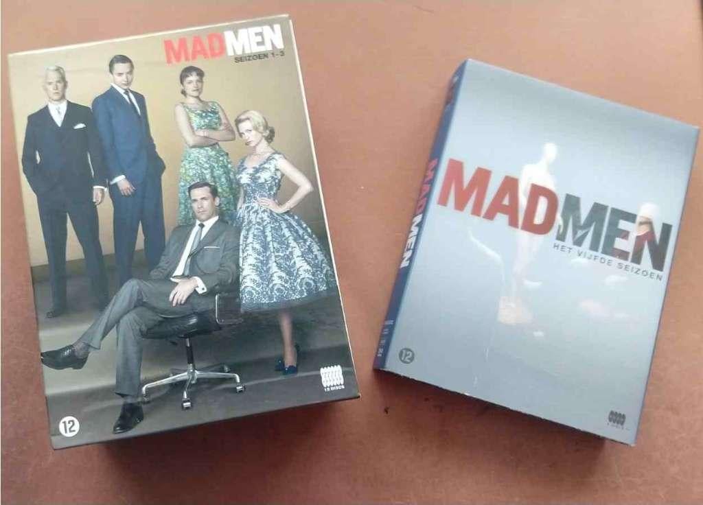 DVD 's Mad Men Serie 1 2 3 en 5  - hoeft niet in 1 koop, Vanaf 12 jaar, Ophalen of Verzenden, Zo goed als nieuw