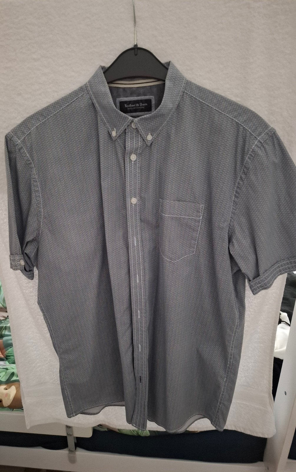 Sportief herenoverhemd maat L - Tailor & Son, Kleding | Heren, Overhemden, Blauw, Tailor & Son, Ophalen of Verzenden, Halswijdte 41/42 (L)