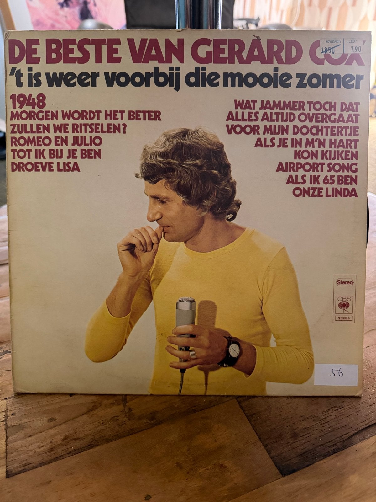 Gerard Cox - De Beste Van Gerard Cox LP (1972), LP, Gebruikt, Ophalen of Verzenden, Levenslied of Smartlap