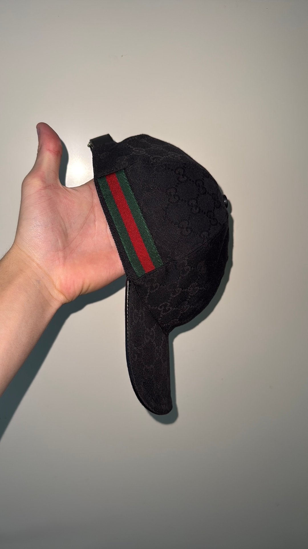 Gucci pet zwart origineel 2024 model, Ophalen of Verzenden, Zo goed als nieuw