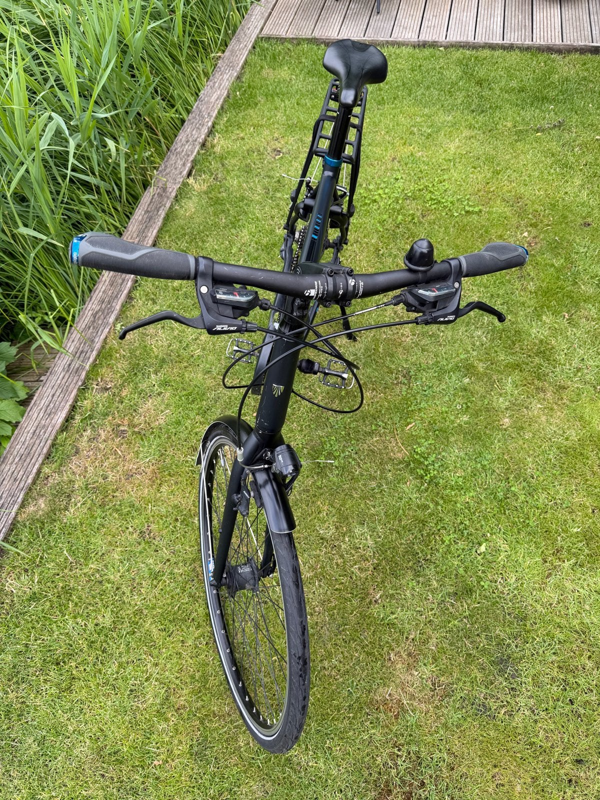 Trek 500x heren fiets 2017 Matte Black Pearl, Fietsen en Brommers, Fietsen | Heren | Herenfietsen, Overige merken, Gebruikt, Velgrem