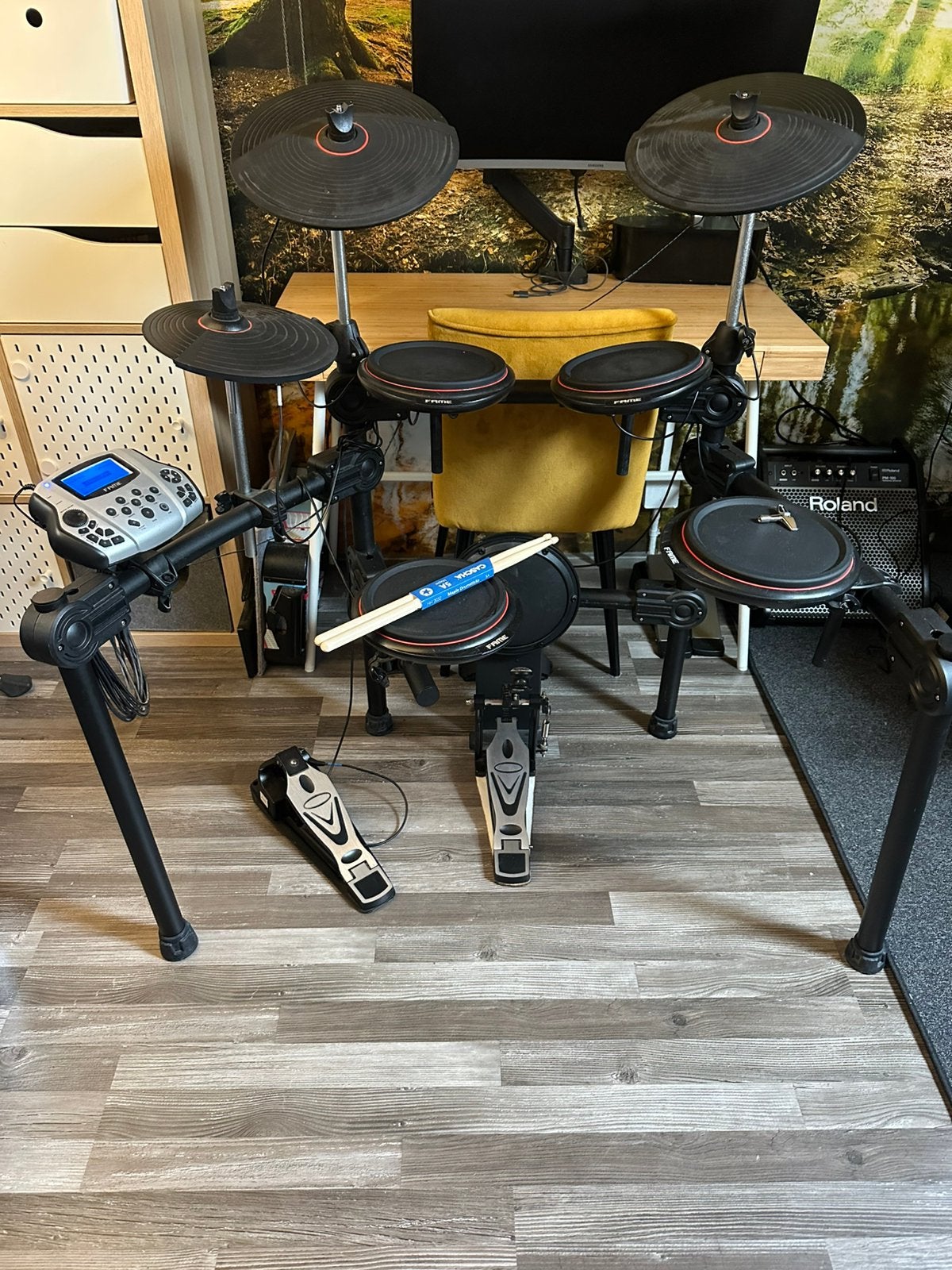 Fame DD5500 Pro Elektronisch drumstel, Ophalen, Zo goed als nieuw, Trommel