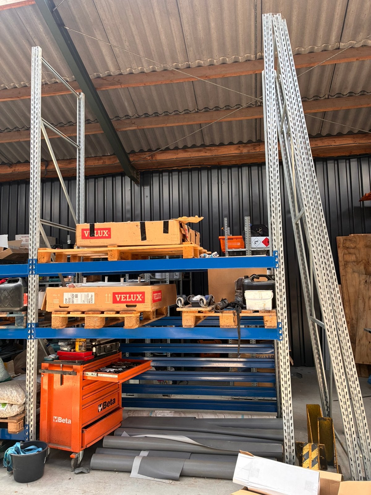 Pallet stelling 1x, Ophalen