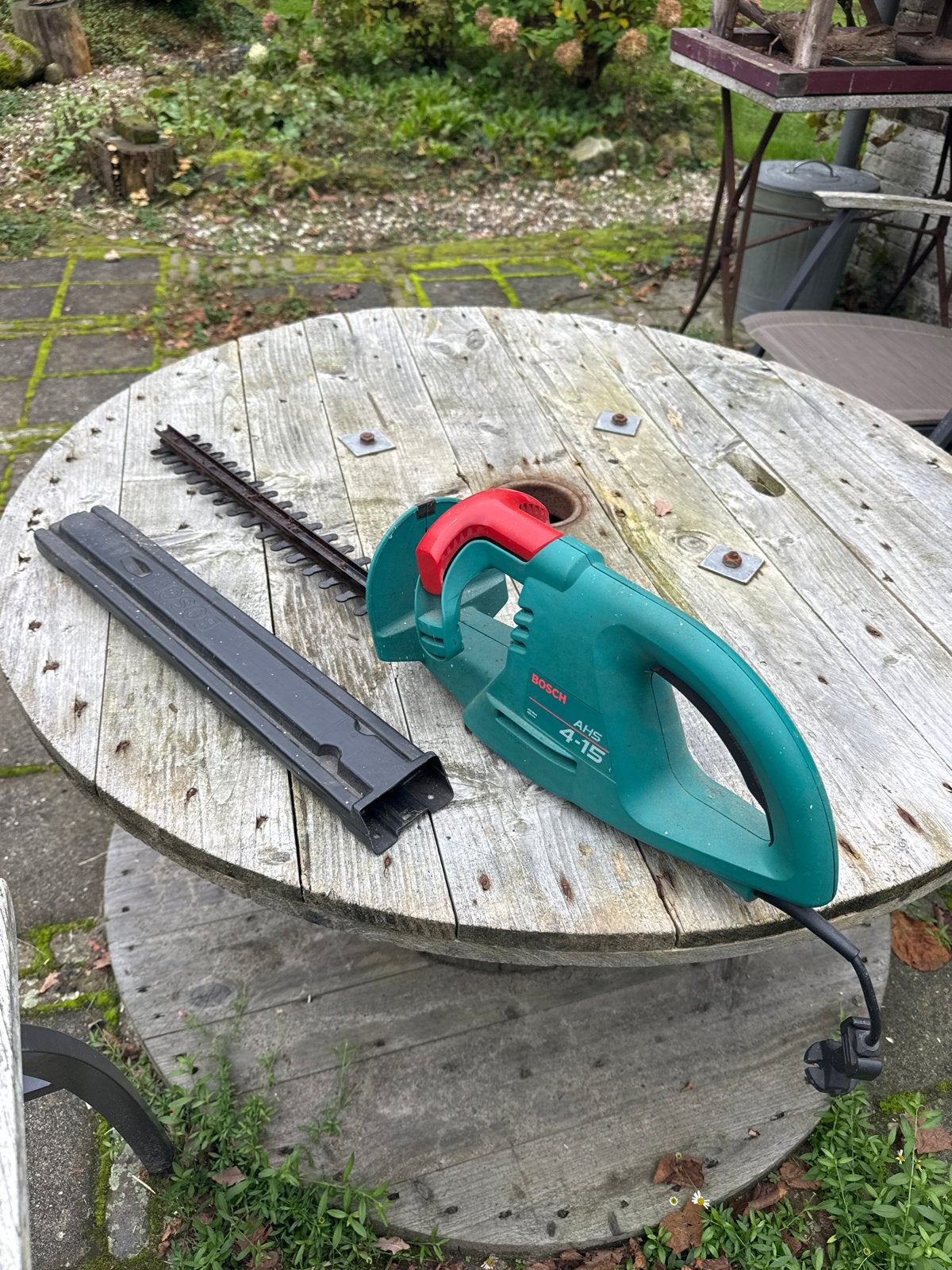 Bosch AHS 4-15 elektrische heggenschaar, Ophalen of Verzenden, Gebruikt, Elektrisch