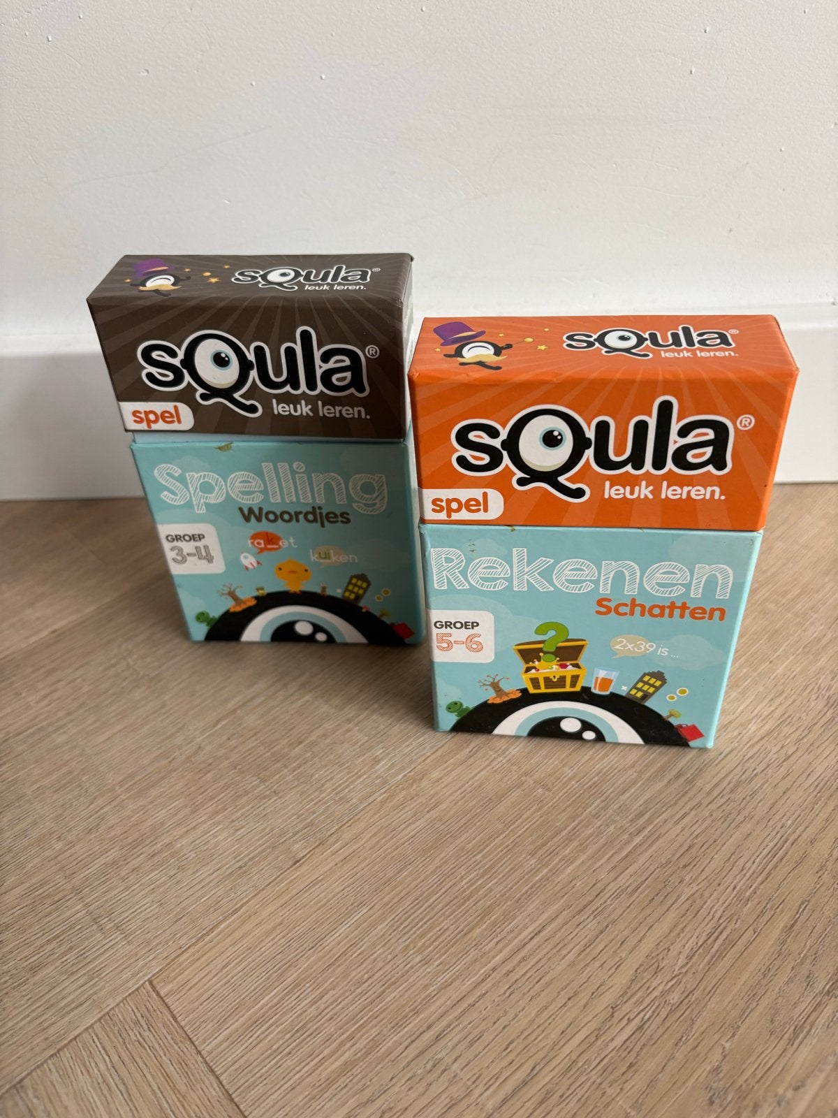 Squla Spel: Spelling Woordjes & Rekenen Schatten, Ophalen of Verzenden, Zo goed als nieuw, Taal en Lezen