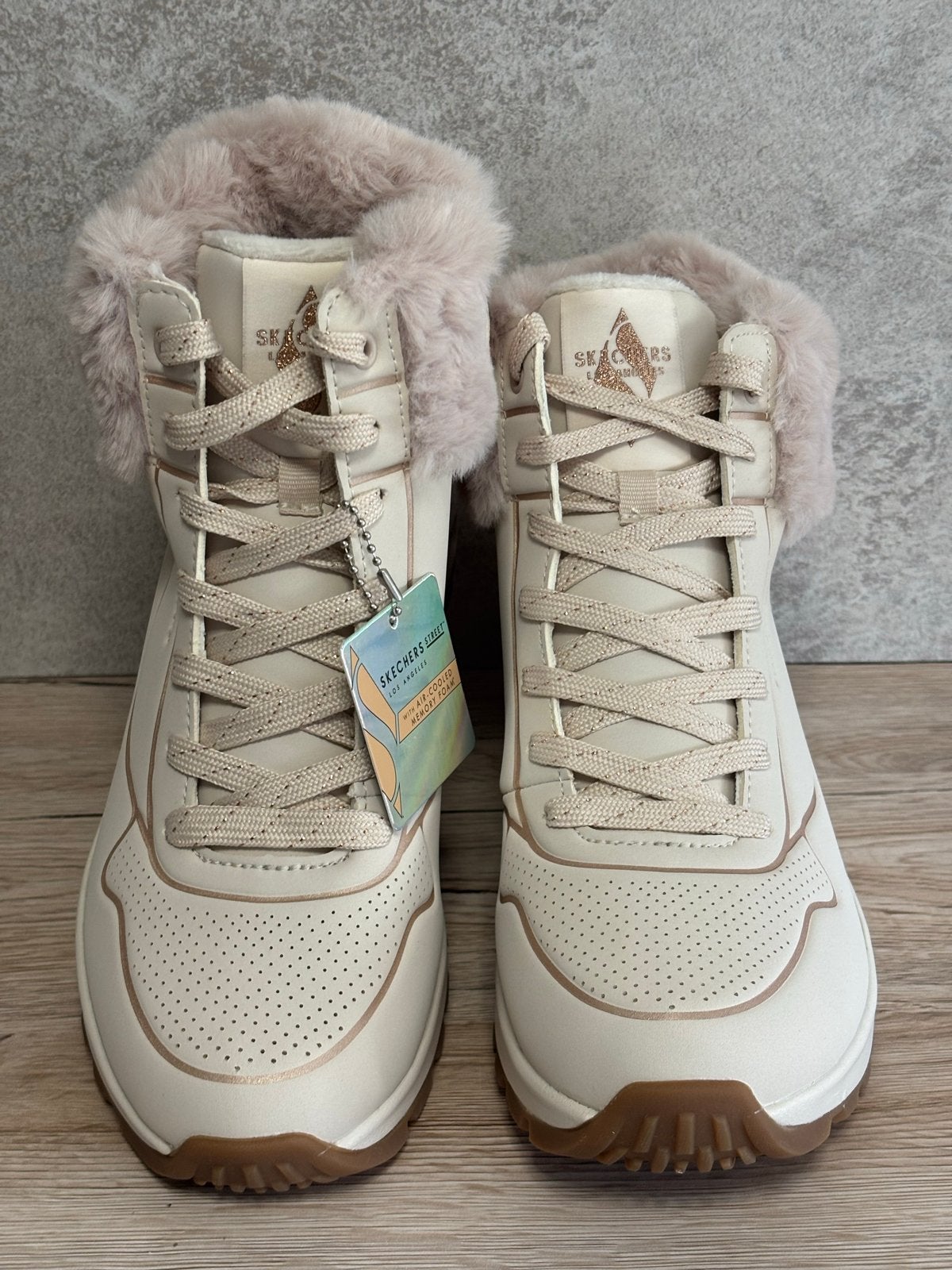Skechers Uno Rugged - Fall Shimmer Sneakers maat 38 - 1462, Wit, Nieuw, Ophalen of Verzenden, Sneakers of Gympen