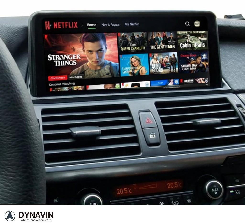 apple carplay bmw e70 x5 navigatie carkit android 15 Dynavin