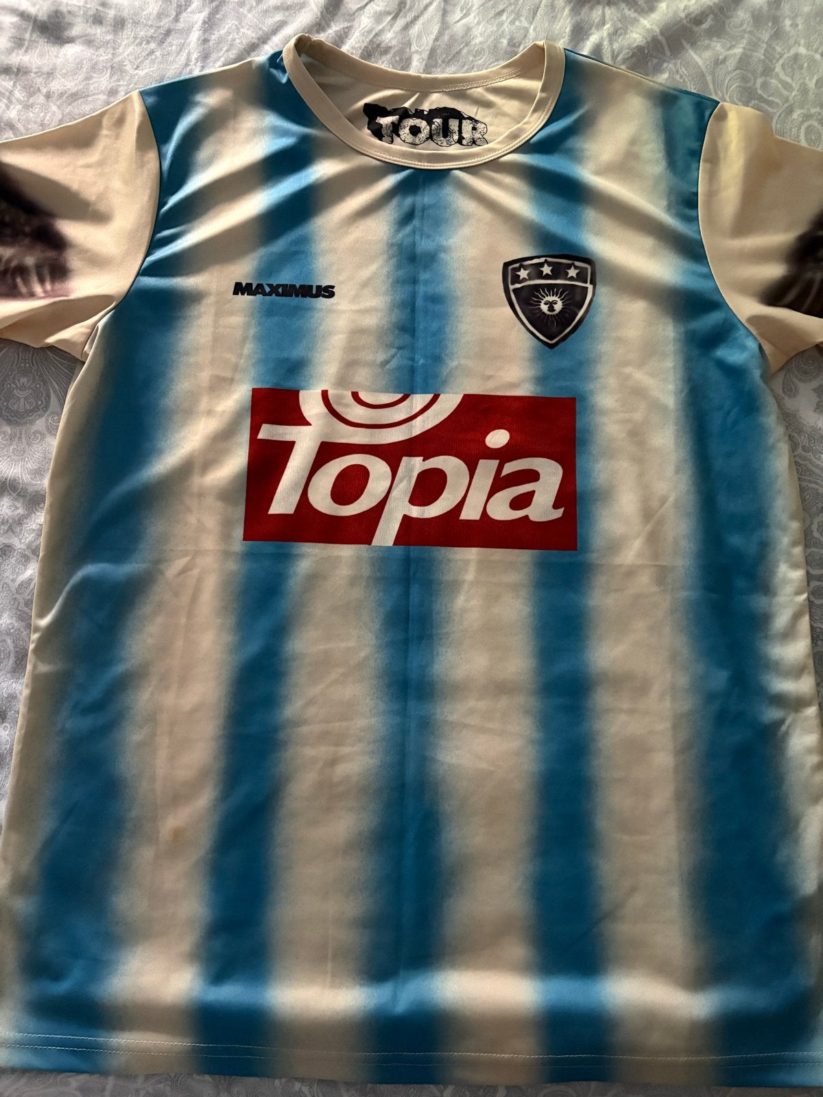 Travis Scott Utopia Tour T- Shirt Argentinië, Ophalen of Verzenden, Nieuw, Maat 46 (S) of kleiner, Meerkleurig