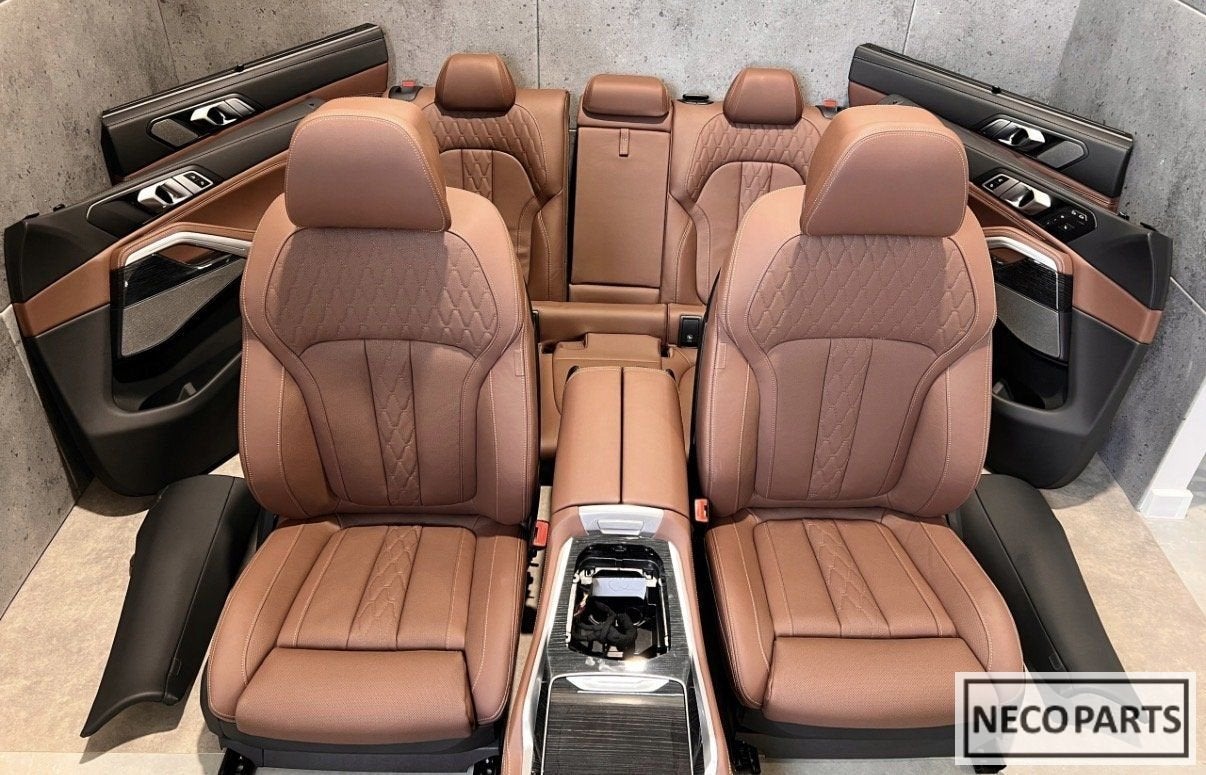 BMW X6 G06 LCI 5KM INTERIEUR SET STOELEN VERWARMD COMPLEET, Auto-onderdelen, Gebruikt, -, -, Ophalen of Verzenden