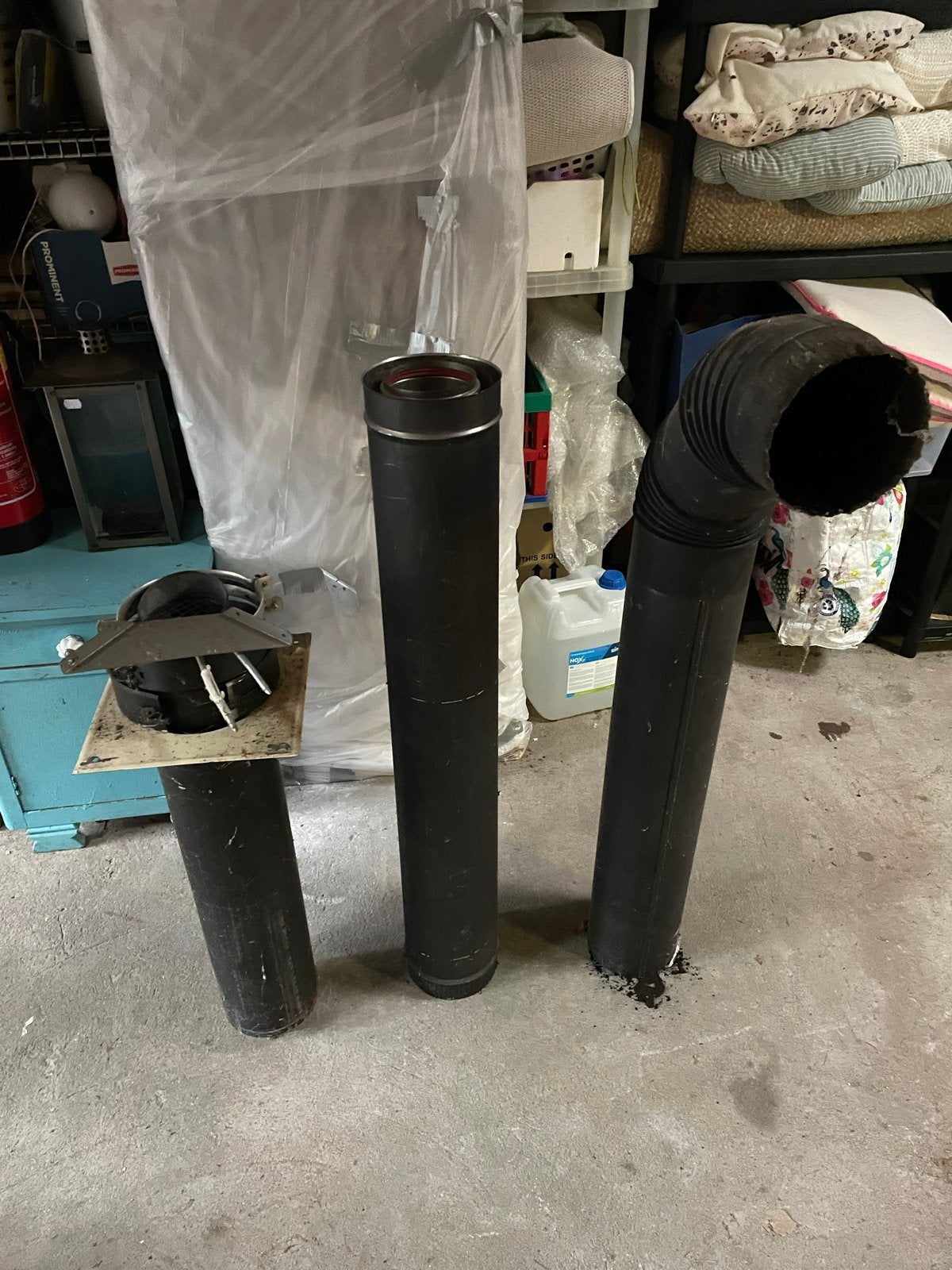 Dubbelwandige buis 15/10 cm - 1m en 70 cm lengte, Ophalen, Overige materialen, Gebruikt, Minder dan 2 meter