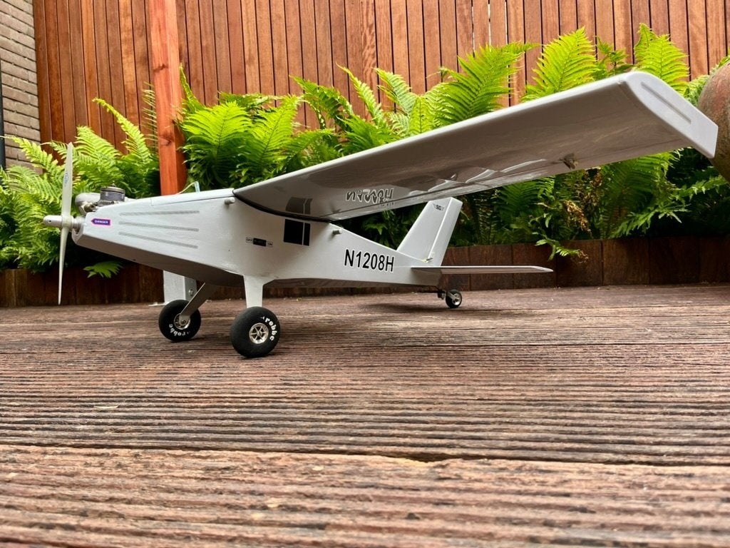 RC modelvliegtuig uniek ontwerp, Ophalen, Gebruikt, Nitro, RTF (Ready to Fly)