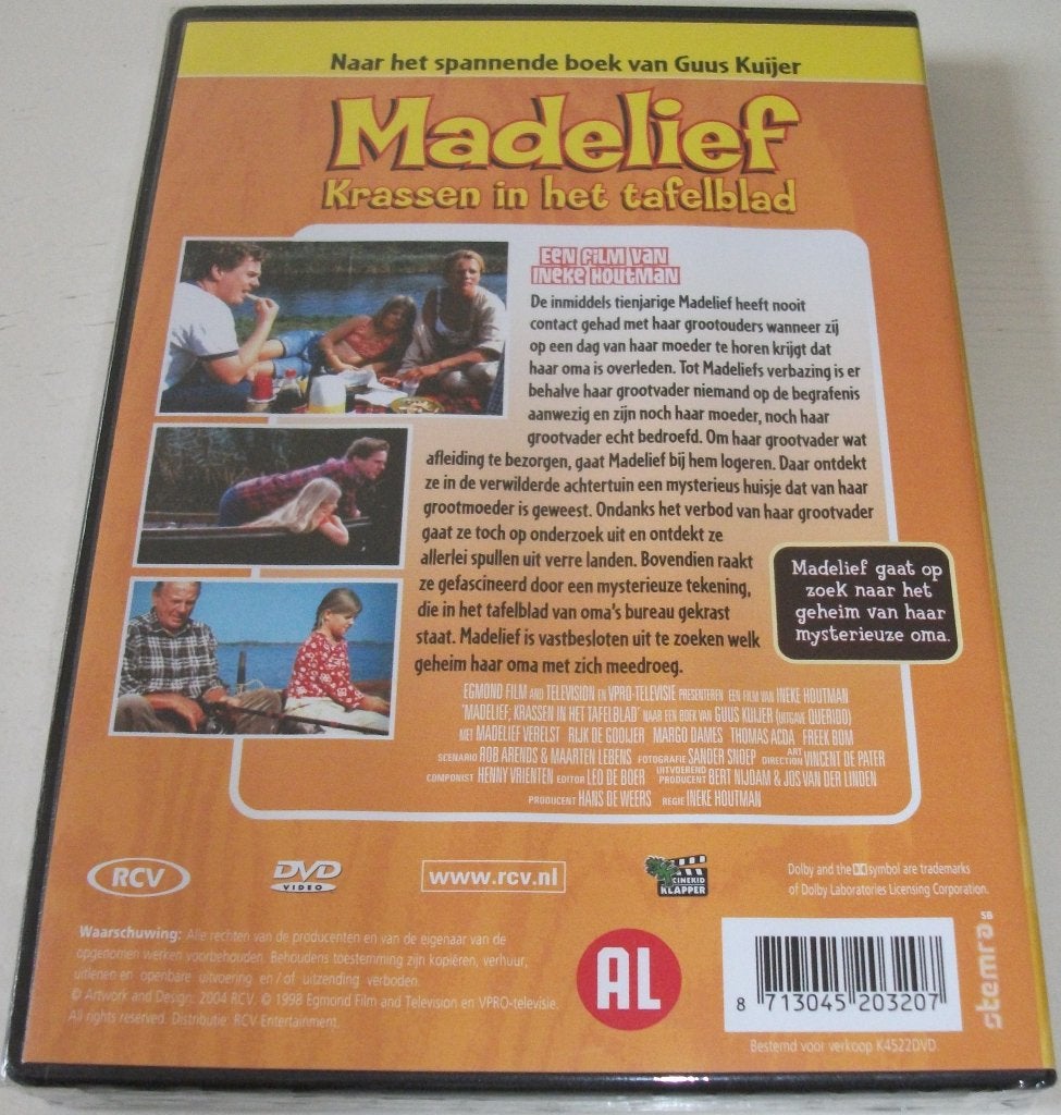 Dvd *** MADELIEF *** Krassen in het Tafelblad *NIEUW*, Alle leeftijden, Ophalen of Verzenden, Nieuw in verpakking, Familie en Kinderfilm
