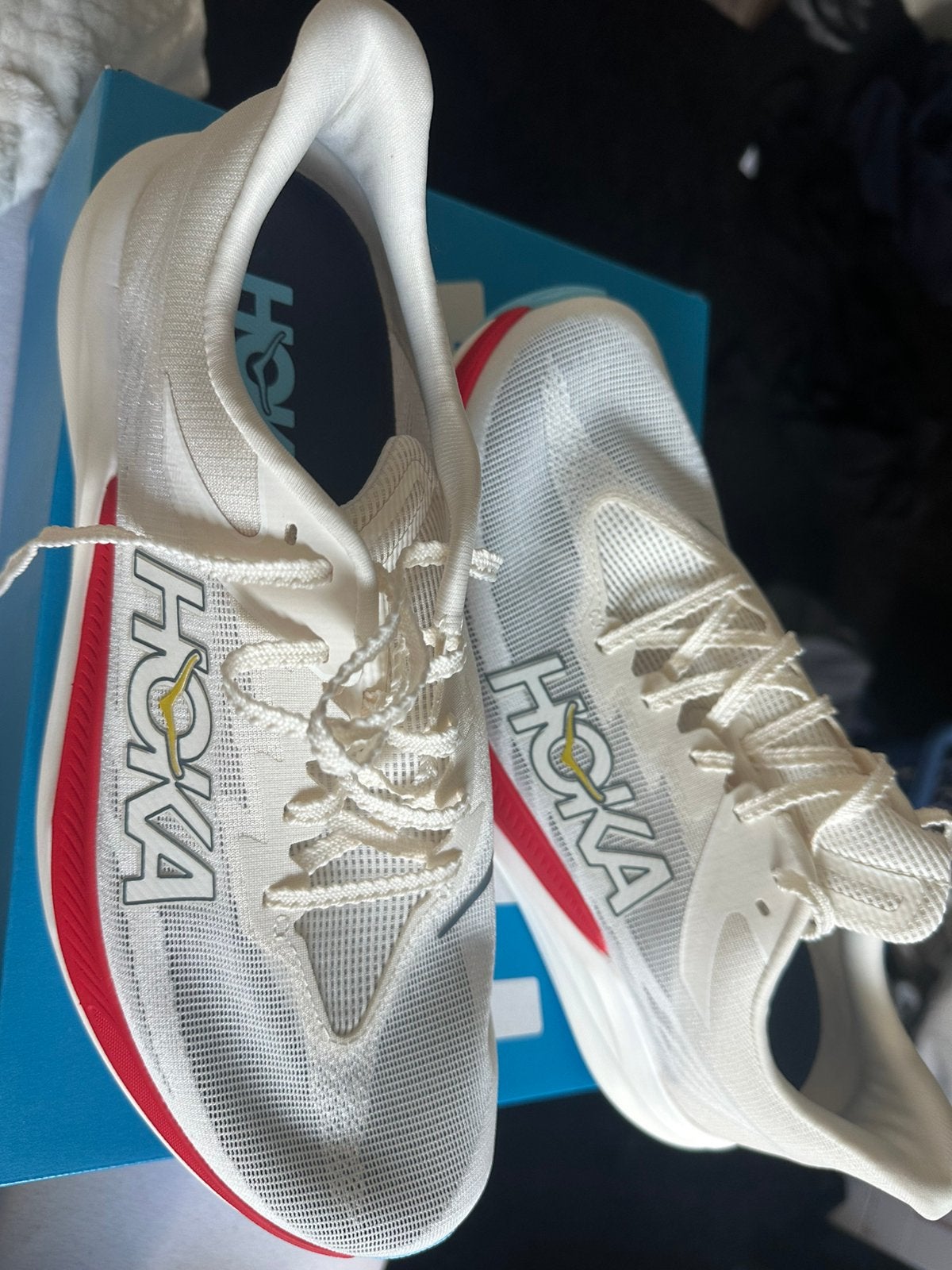 Hoka rocket x 3, Ophalen of Verzenden, Zo goed als nieuw, Hardloopschoenen, Overige merken