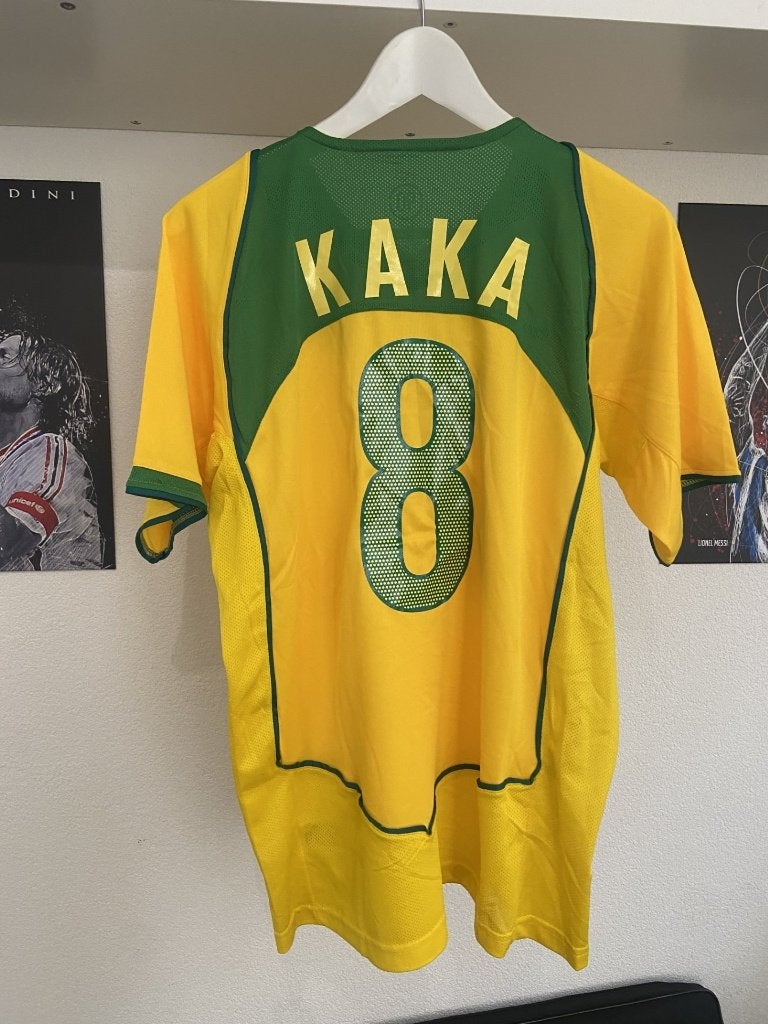 #RS002 Retroshirt Kaka (Brazilië) te koop! Maat M, Sport en Fitness, Voetbal, Maat M, Verzenden, Nieuw, Shirt