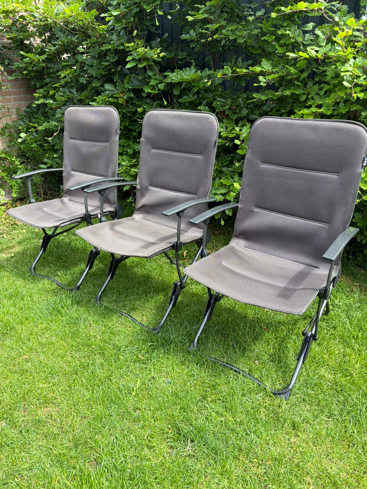 Redwood campingstoelen grijs, Ophalen, Zo goed als nieuw, Campingstoel