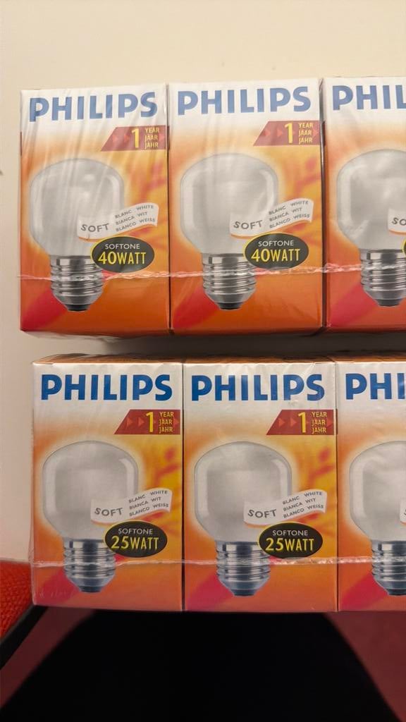 Lamp Philips softone 25 watt, 40 watt E 27, Huis en Inrichting, Lampen | Losse lampen, 30 tot 60 watt, Gloeilamp, Nieuw, E27 (groot)