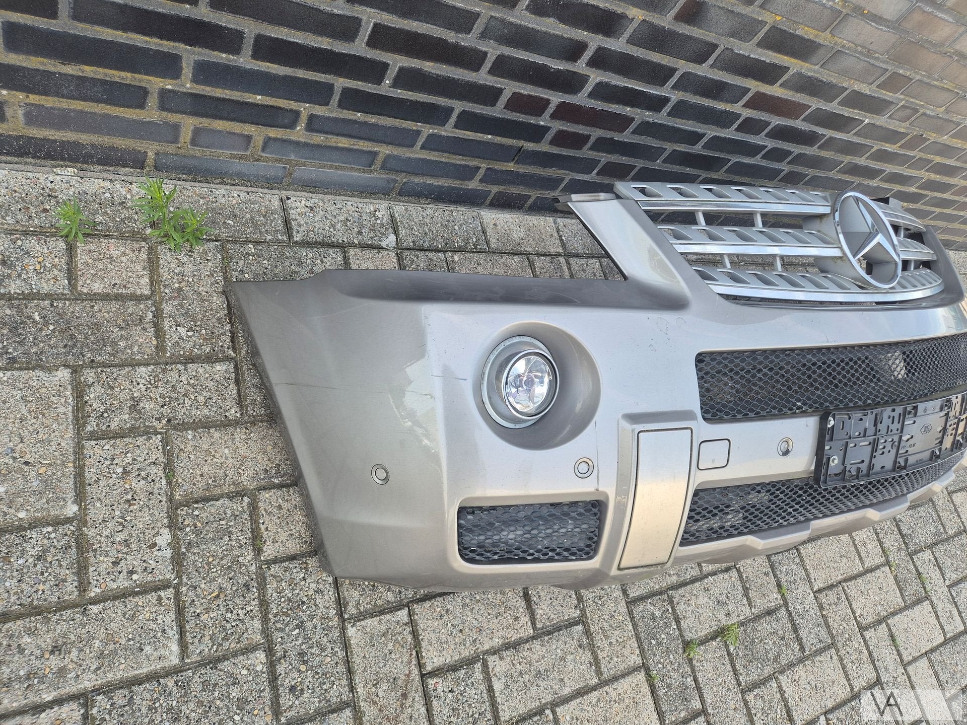 Voorbumper van Mercedes ML W164 AMG 2005 - 2009 origineel, Gebruikt, -, Voor, Ophalen of Verzenden