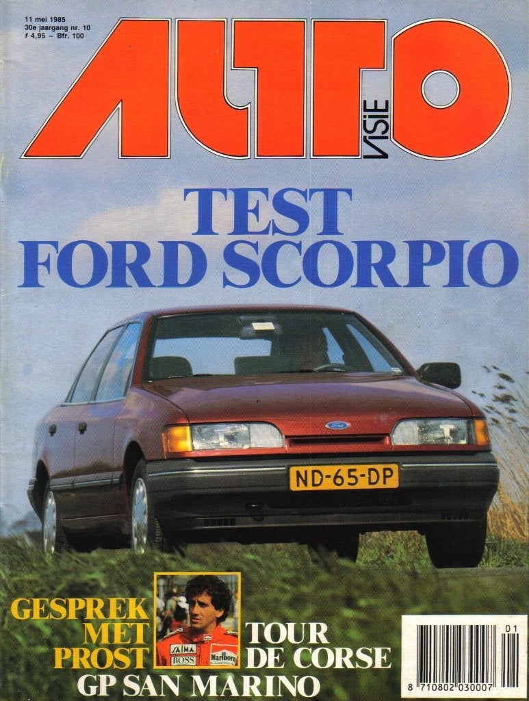 Autovisie test Ford Scorpio Mei 1985, Ophalen of Verzenden, Gelezen, Ford