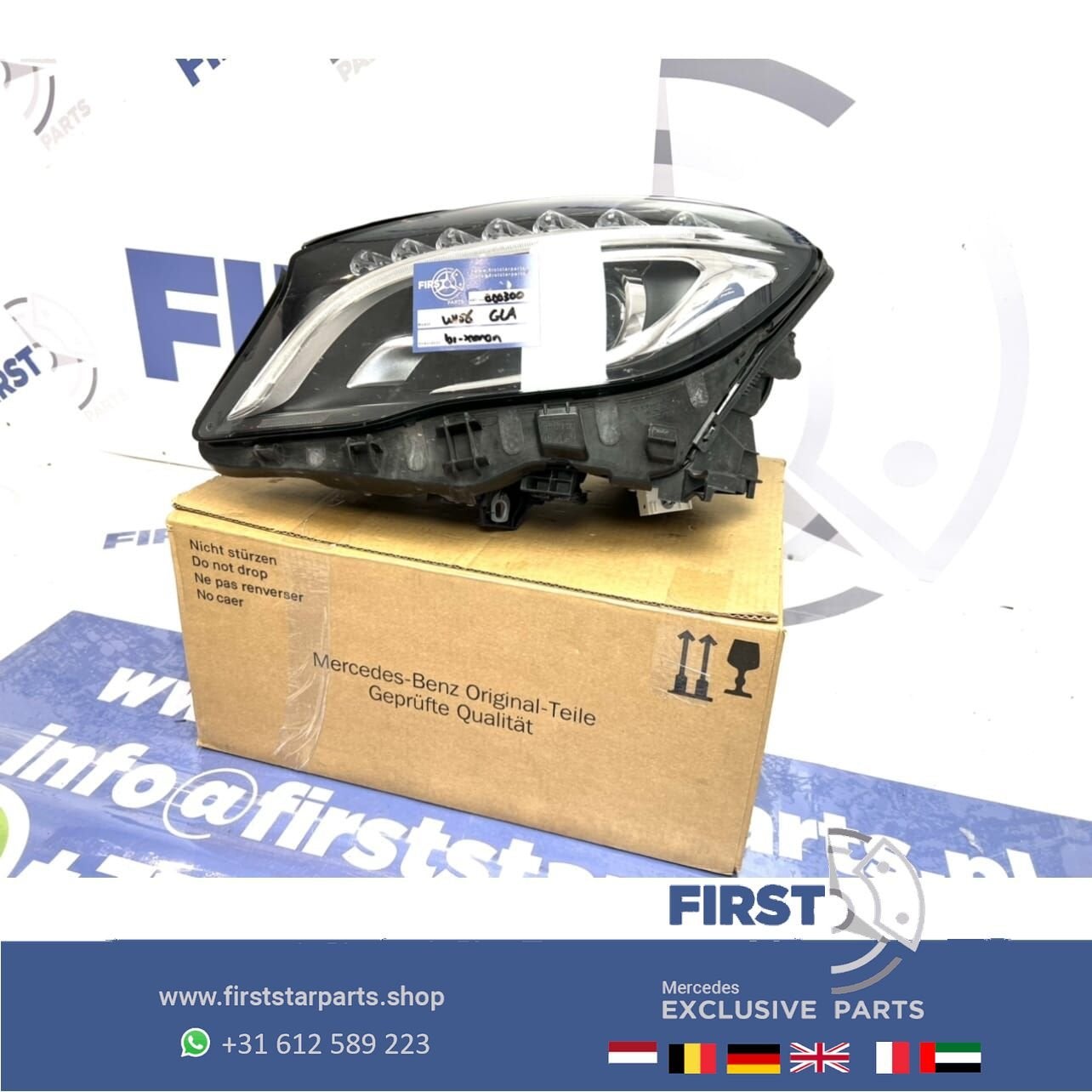 W156 bi xenon koplamp links Mercedes GLA 2013-2018 origineel, Gebruikt, -, Ophalen of Verzenden, -