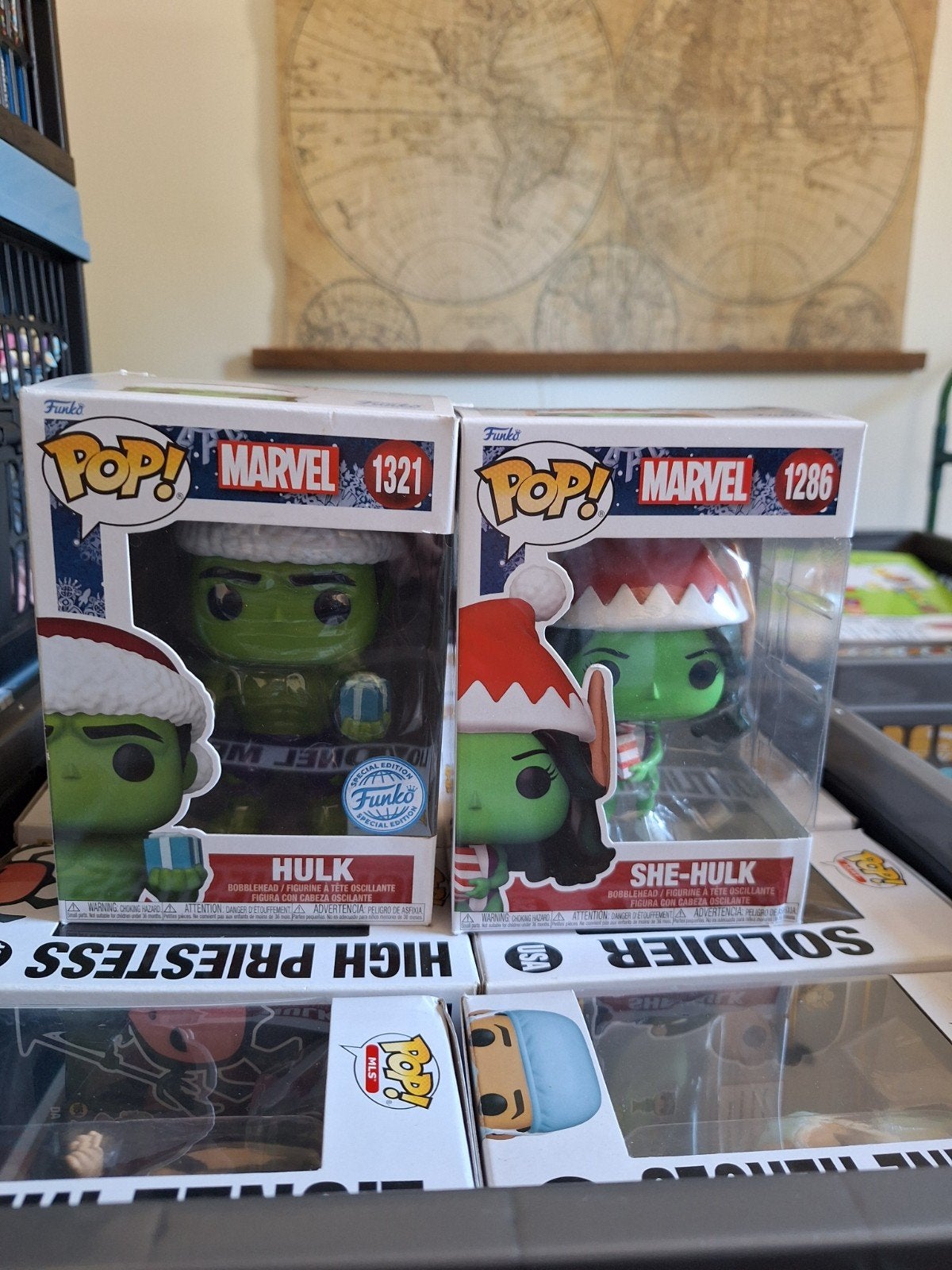 Marvel Funko Pop! Holiday Set – Hulk #1321 & She-Hulk #1286, Ophalen, Nieuw