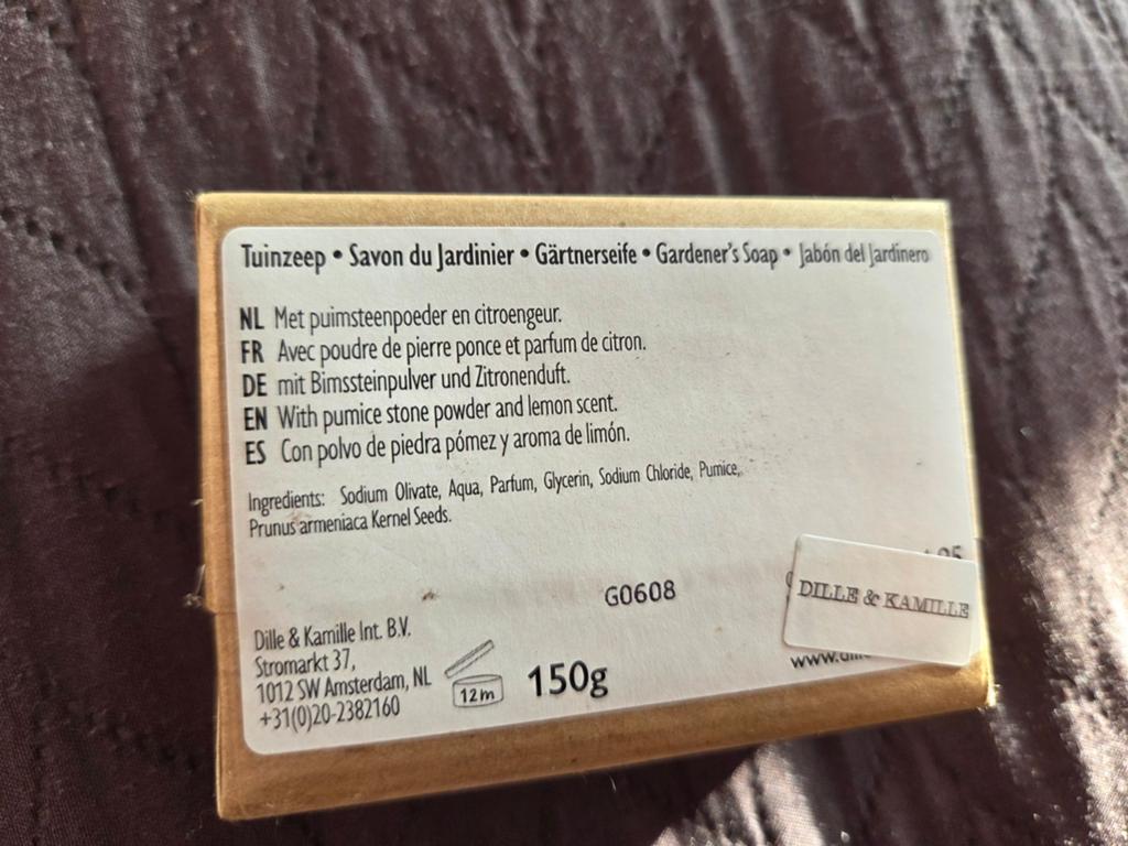 Nieuwe Dille & Kamille Tuinzeep 150g, Ophalen of Verzenden, Nieuw, Overige typen