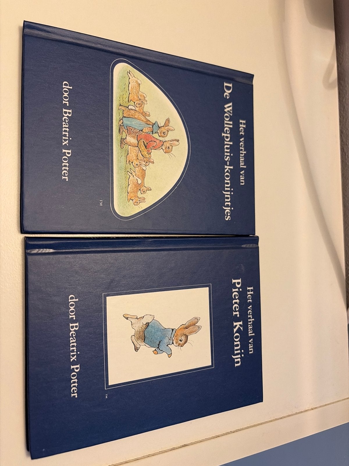 Het verhaal van Pieter Konijn & De Wollepluis-konijntjes, Jongen of Meisje, Ophalen of Verzenden, Zo goed als nieuw, Voorleesboek