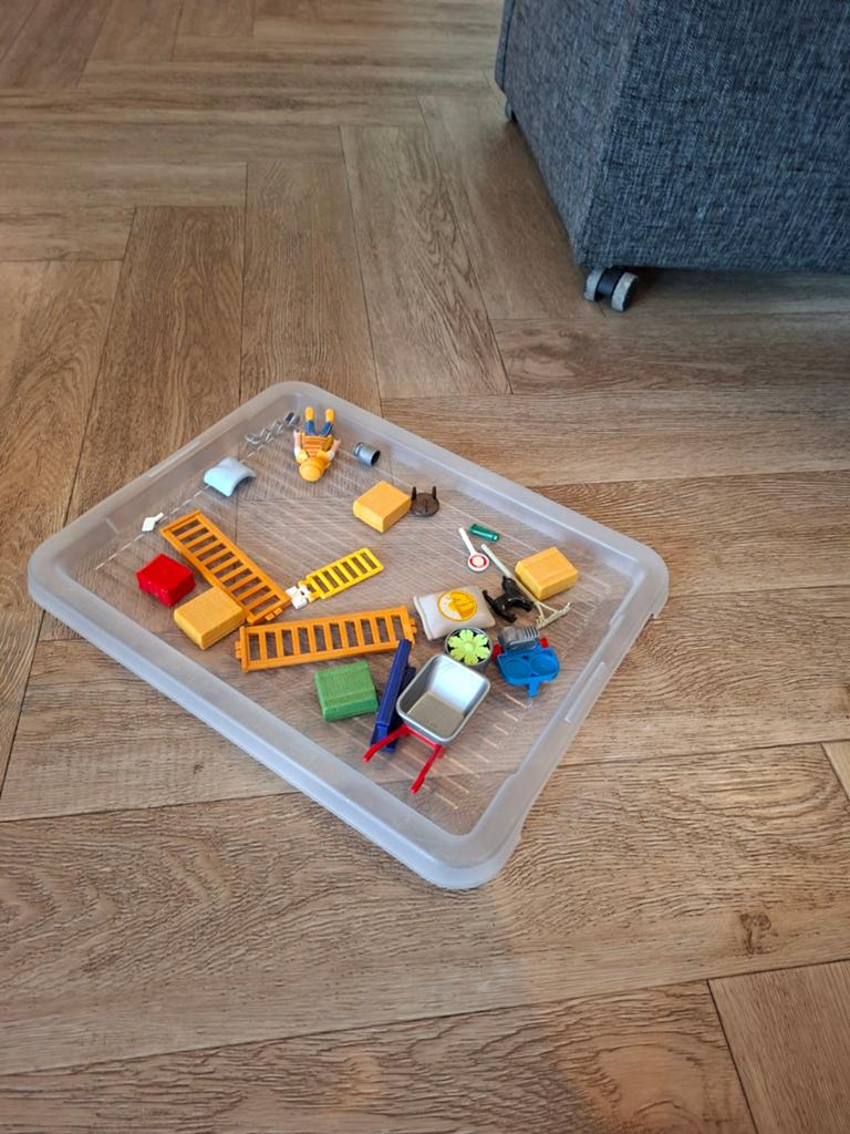 Playmobil boerderij met silo en accessoires, Ophalen