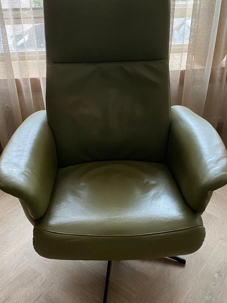Leren kleur appeltjes groen, Ophalen, Gebruikt, Overige kleuren, Modern - landelijk