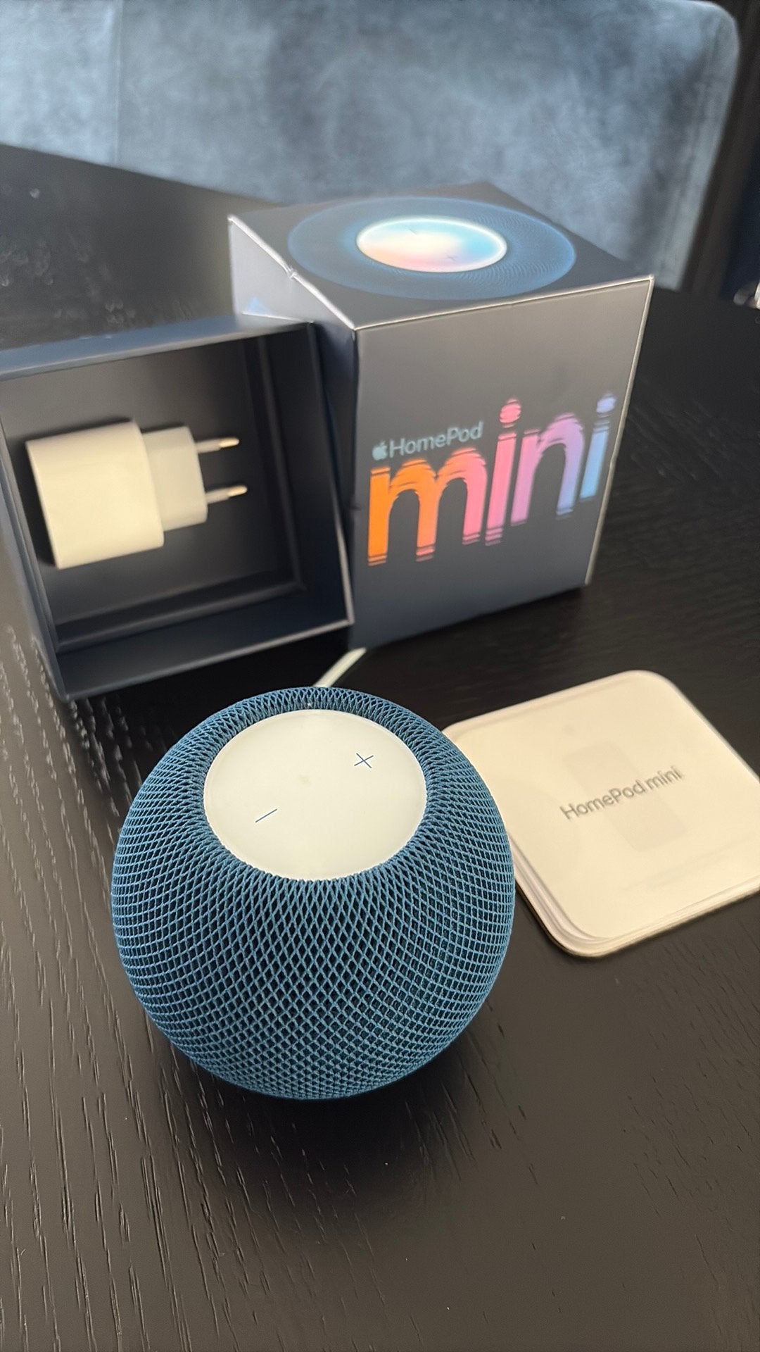 Apple HomePod mini - Blauw - Zo goed als nieuw, Slimme speaker, WiFi, Ophalen of Verzenden, Zo goed als nieuw