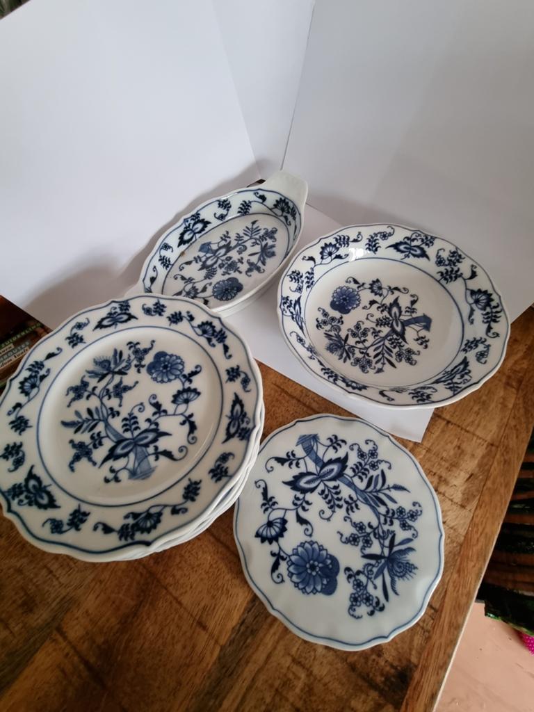 Porselein blue Danube  onderdelen servies, Ophalen of Verzenden